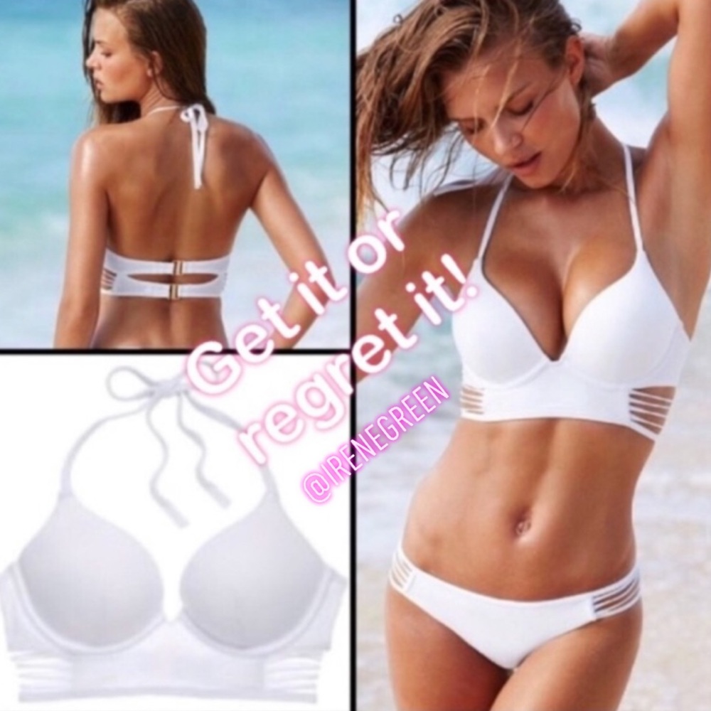 Victoria’s Secret bombshell push-up swim top